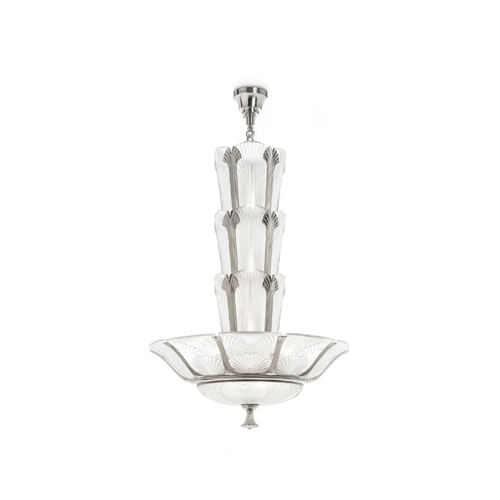 Lalique Ginkgo Chandelier