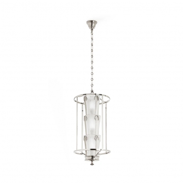 Lalique Lampada a sospensione in cristallo Ginkgo Lantern