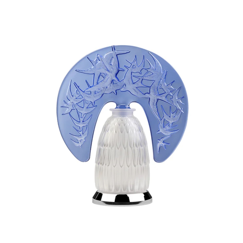 Lalique Hirondelles Bleu Saphir Table...