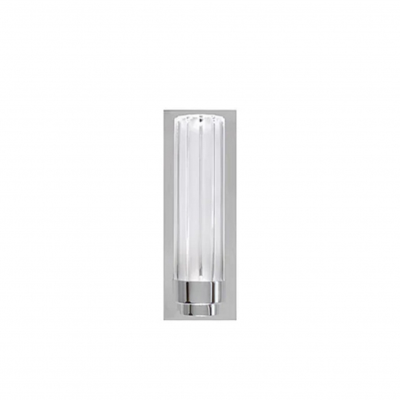 Lalique Orgue 1 element Wall Lamp - Chrome Finish