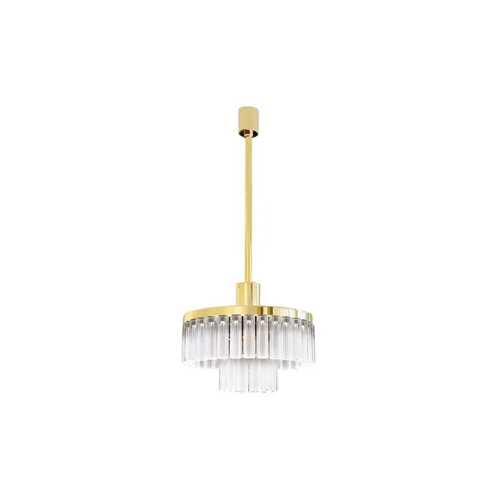 Lalique Orgue 2R MM Chandelier - Gold...