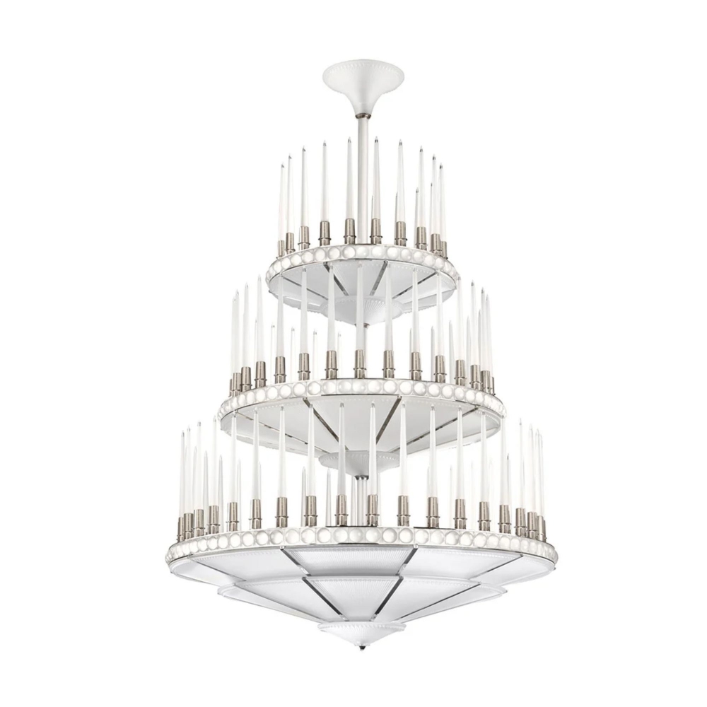 Lalique Lampadario in cristallo...