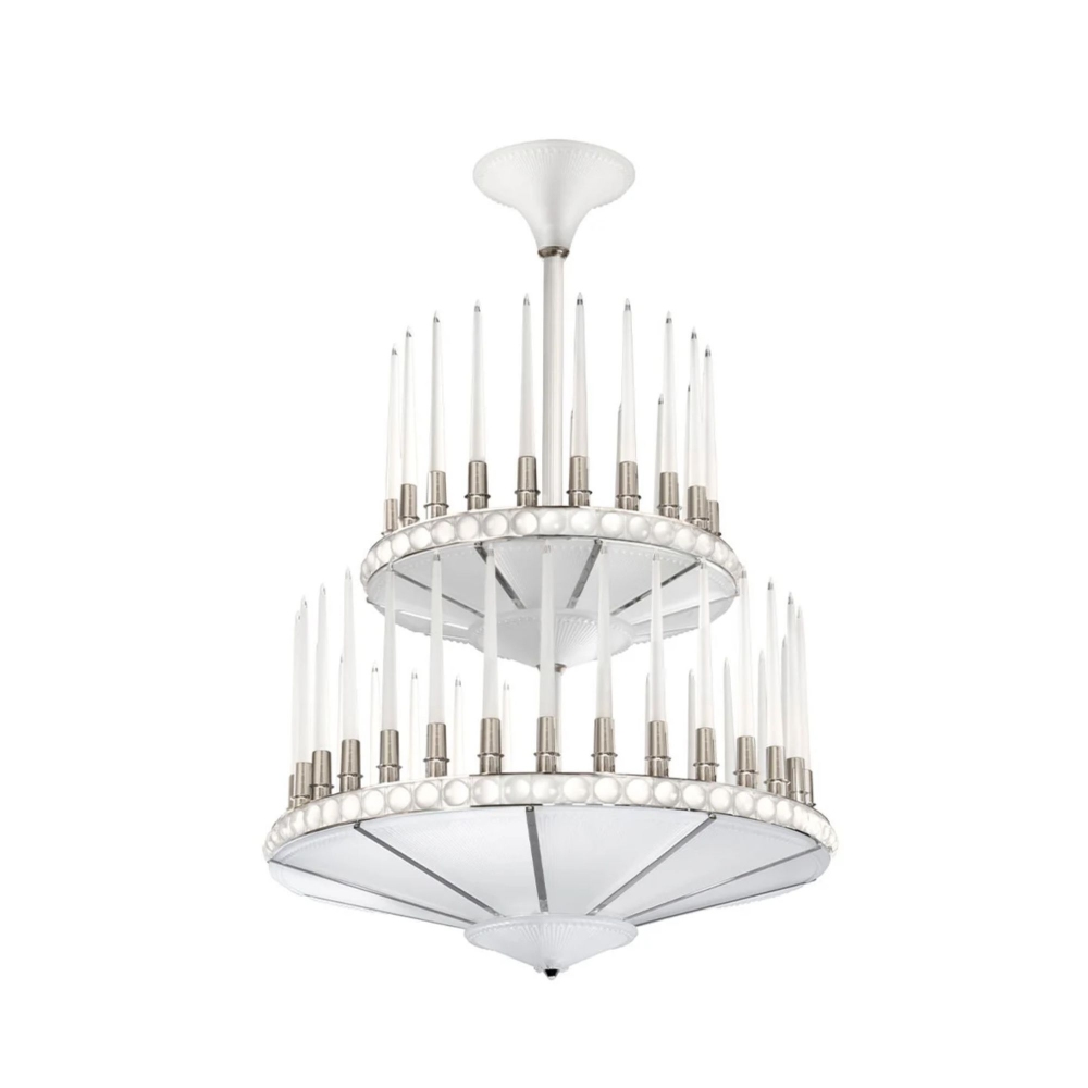 Lalique Lampadario in cristallo...