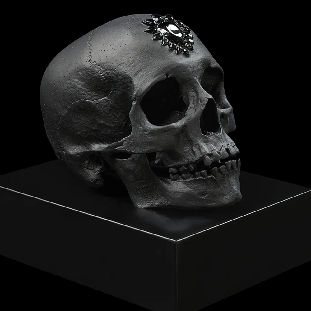 Lalique Scultura in cristallo Eternal Sleep Noir Damien Hirst & Lalique 2017