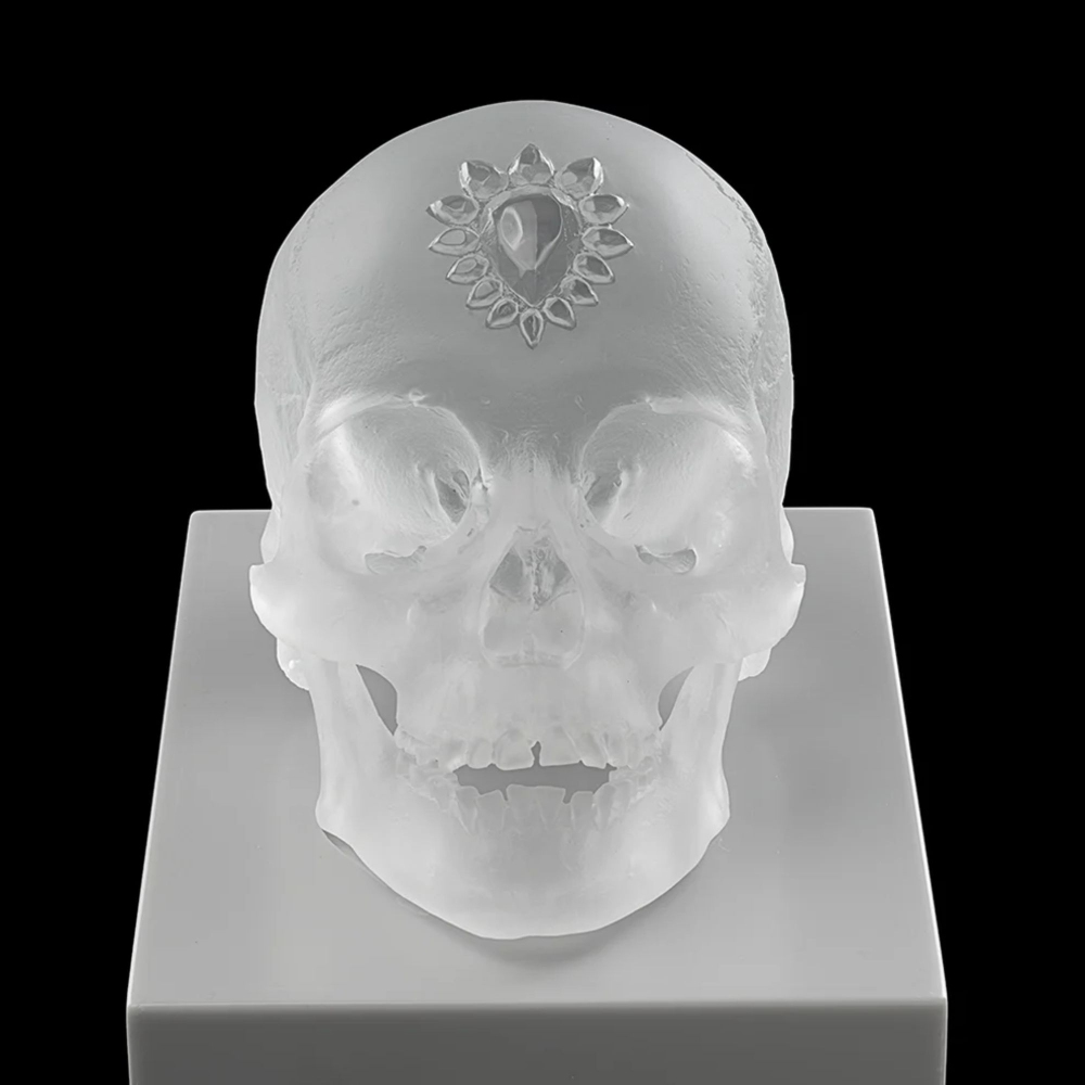 Lalique Eternal Sleep Incolore Satiné Damien Hirst & Lalique 2017 Crystal Sculpture