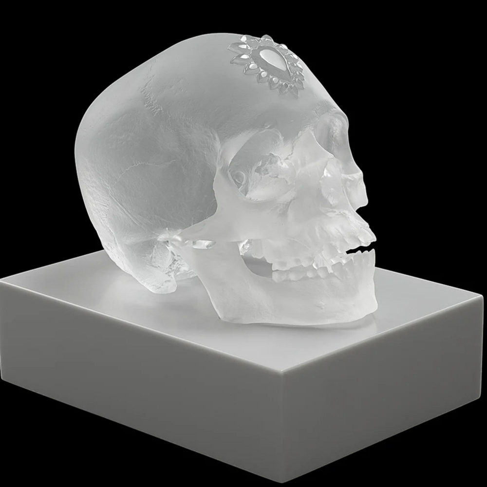 Lalique Eternal Sleep Incolore Satiné Damien Hirst & Lalique 2017 Crystal Sculpture