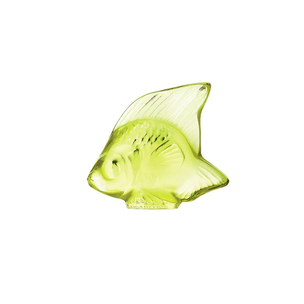 Lalique Scultura in cristallo Poisson