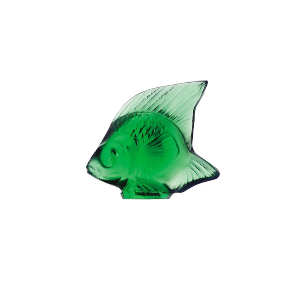 Lalique Scultura in cristallo Poisson