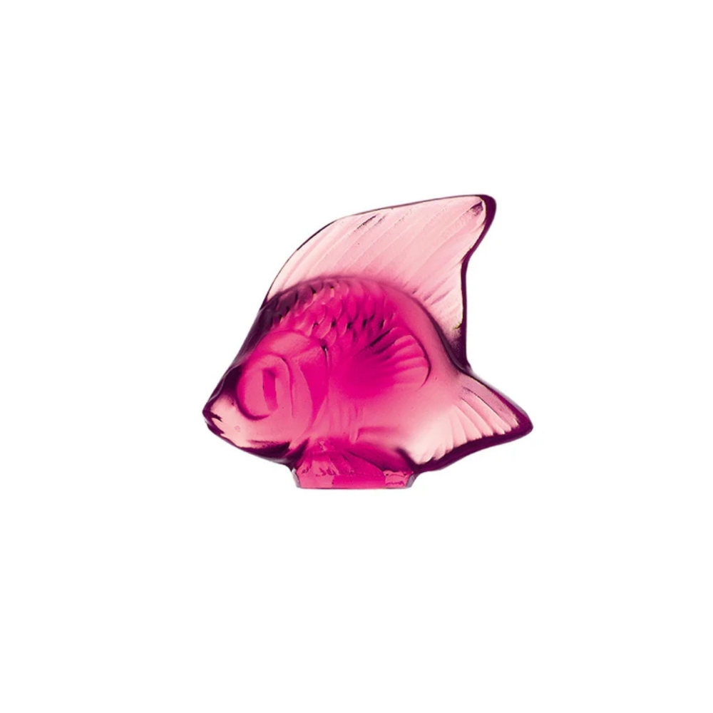 Lalique Scultura in cristallo Poisson