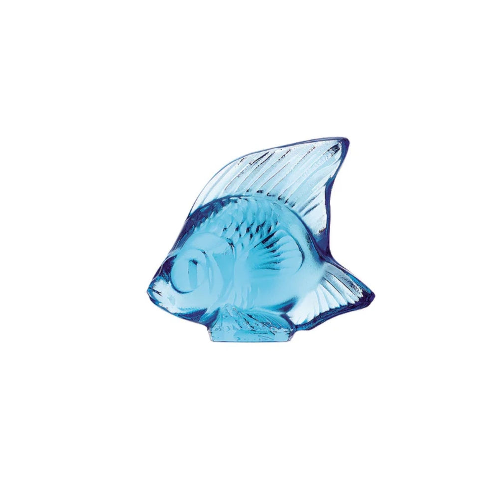 Lalique Scultura in cristallo Poisson