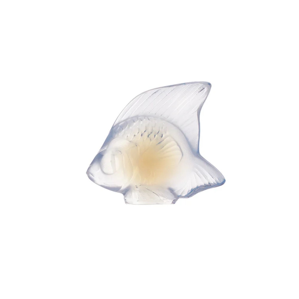 Lalique Scultura in cristallo Poisson