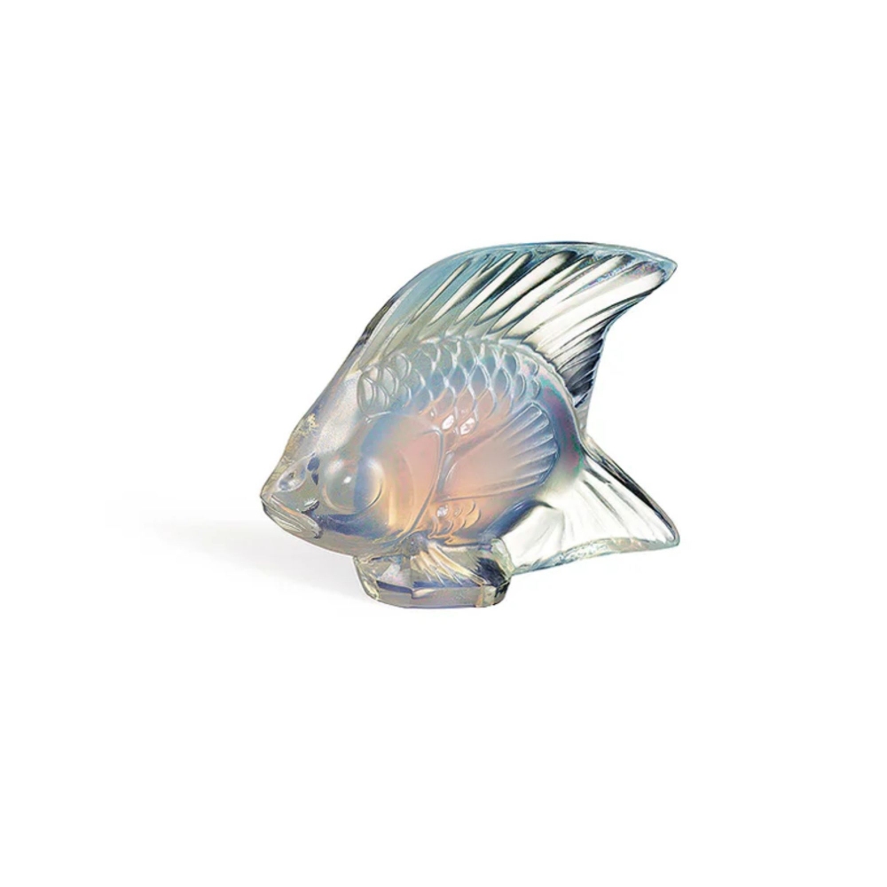 Lalique Scultura in cristallo Poisson