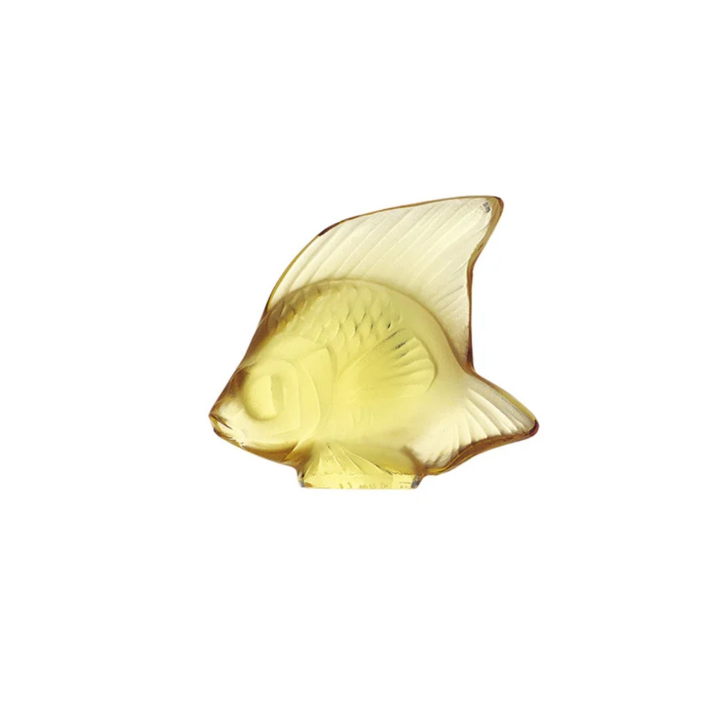 Lalique Scultura in cristallo Poisson