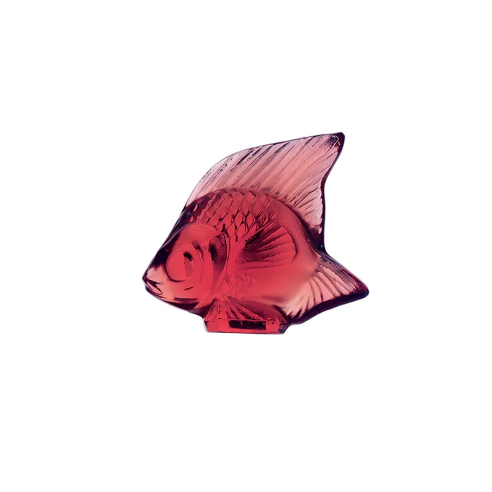 Lalique Scultura in cristallo Poisson