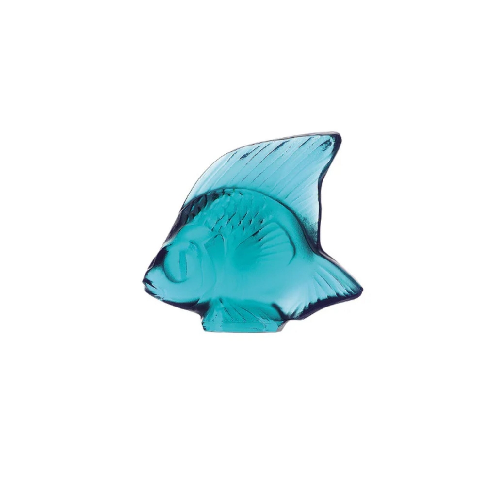 Lalique Scultura in cristallo Poisson