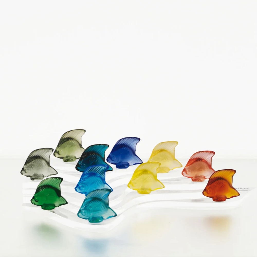 Lalique Poisson Crystal Sculpture