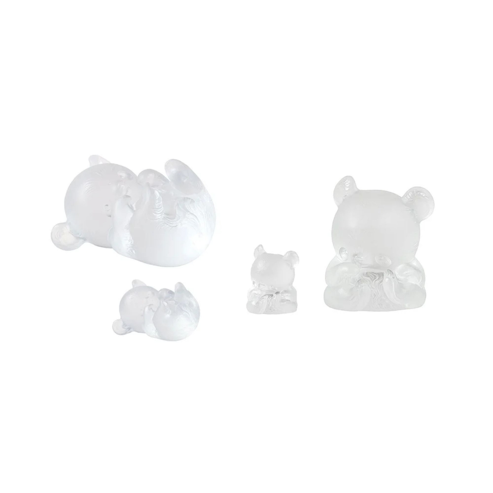 Lalique Scultura in cristallo Meng-Meng Grande, Han Meilin And Lalique, 2019