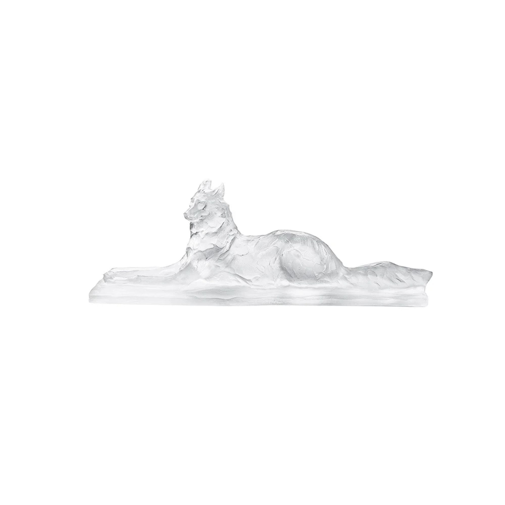Lalique Loup d'Égypte Couché...