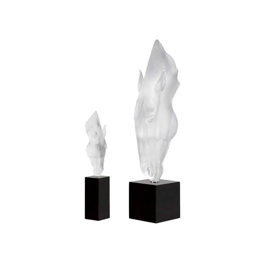 Lalique Scultura piccola in cristallo Still Water By Nic Fiddian Green & Lalique 2021