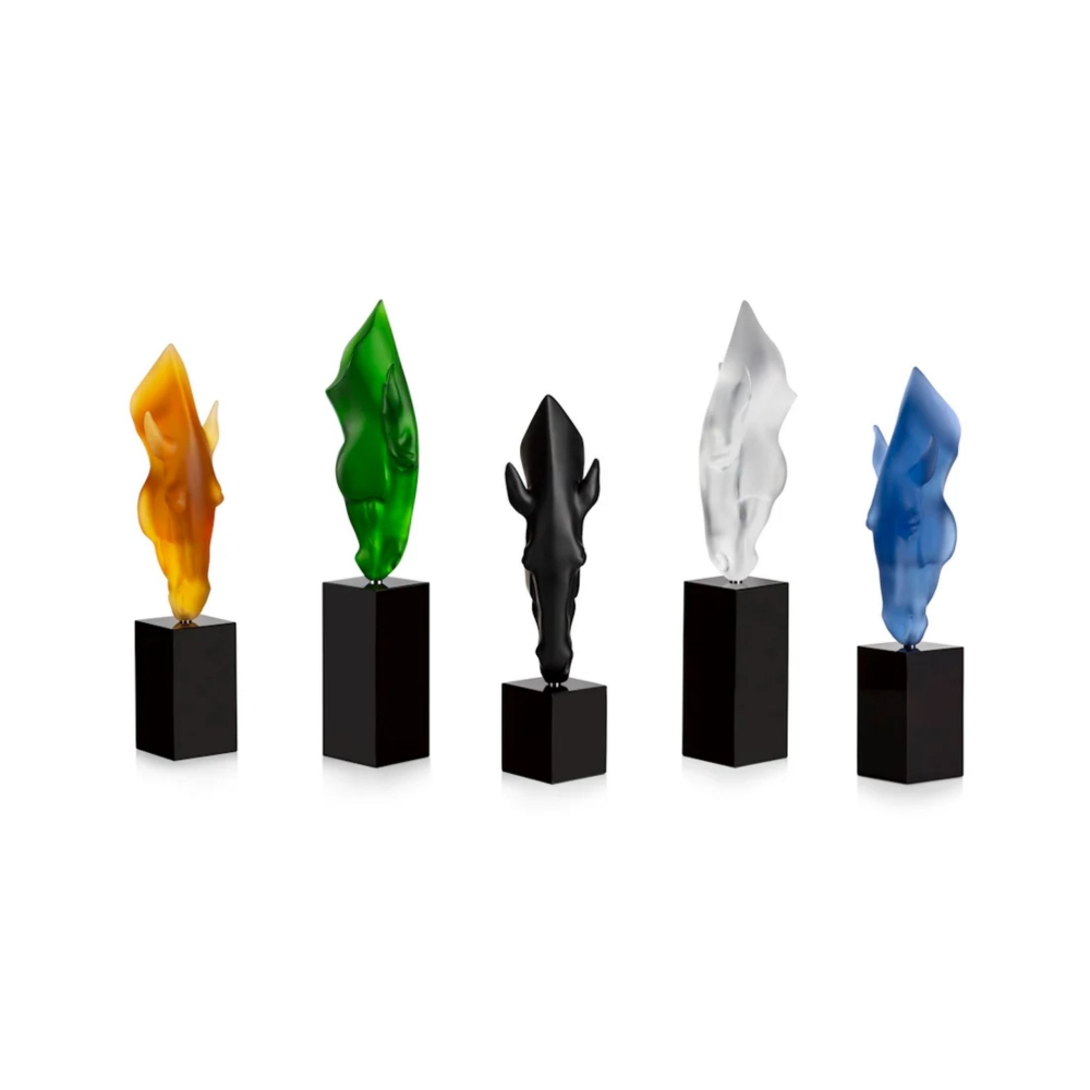 Lalique Scultura piccola in cristallo Still Water By Nic Fiddian Green & Lalique 2021