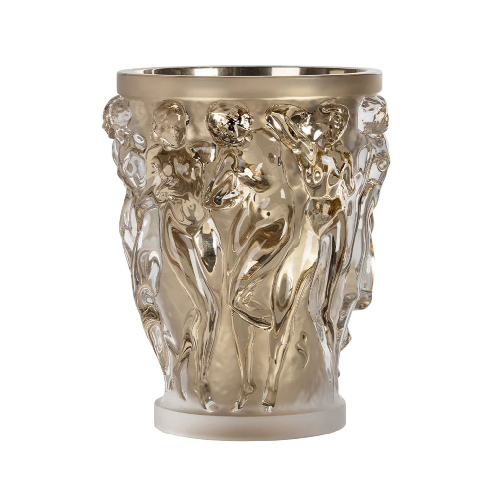 Lalique Vaso in cristallo Bacchantes...