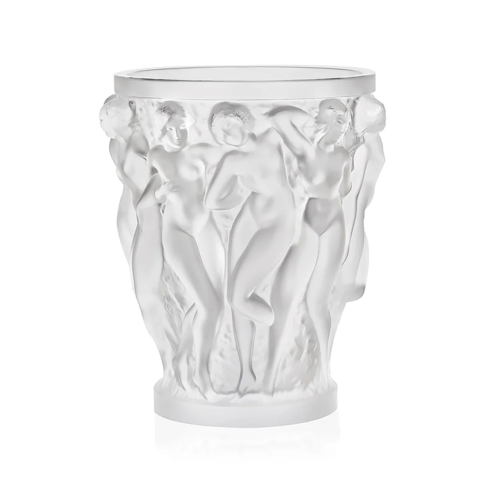Lalique Vaso in cristallo Bacchantes...