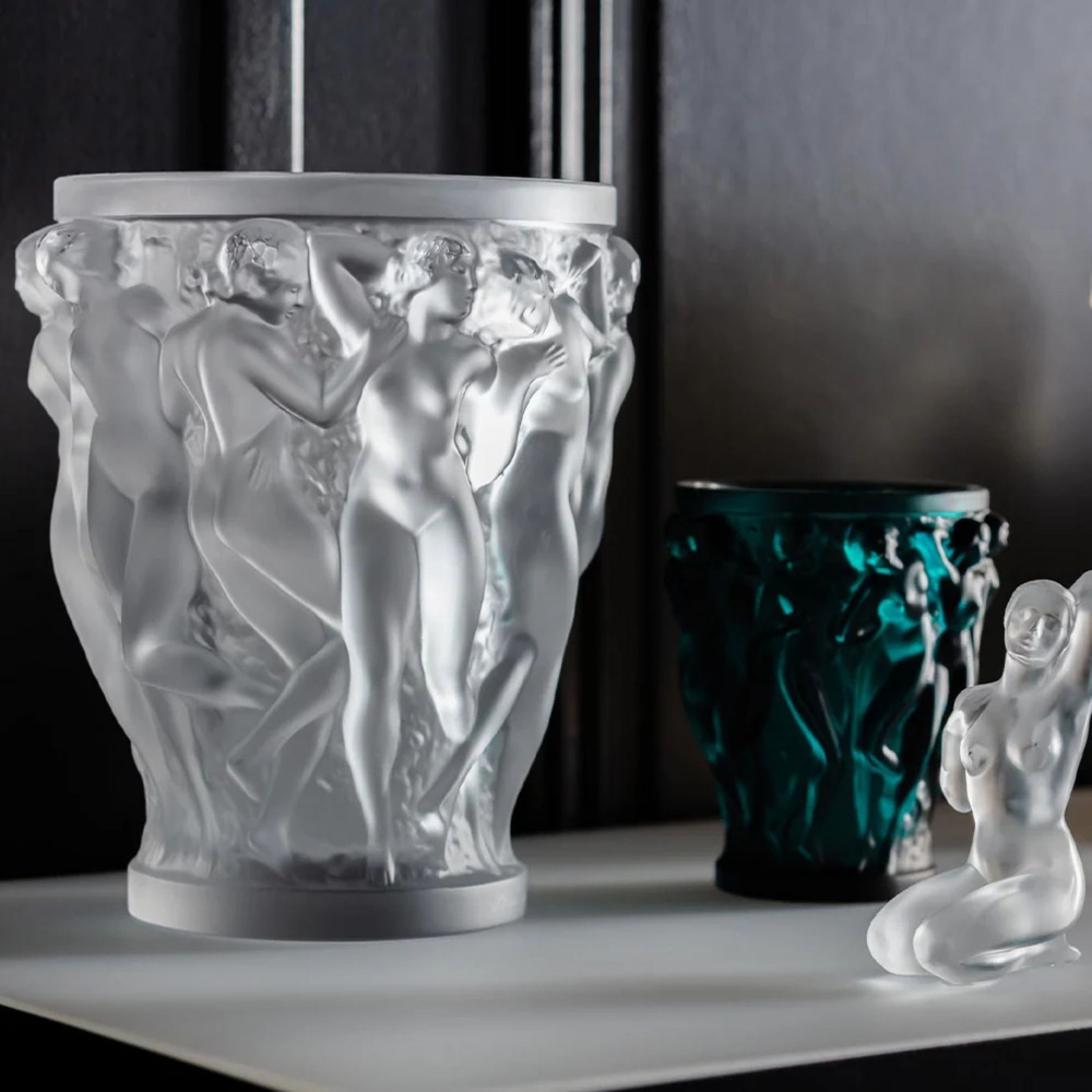 Lalique Bacchantes Incolore XXL Crystal Vase - Numbered Edition