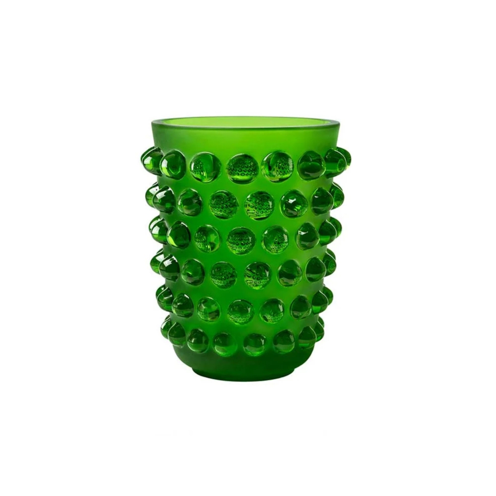 Lalique Vaso in cristallo Mossi Vert...
