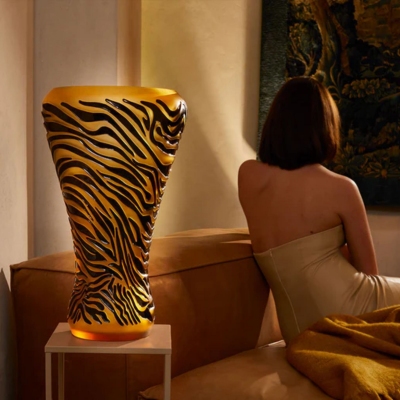 Lalique Tigre Émaillé Noir... 2