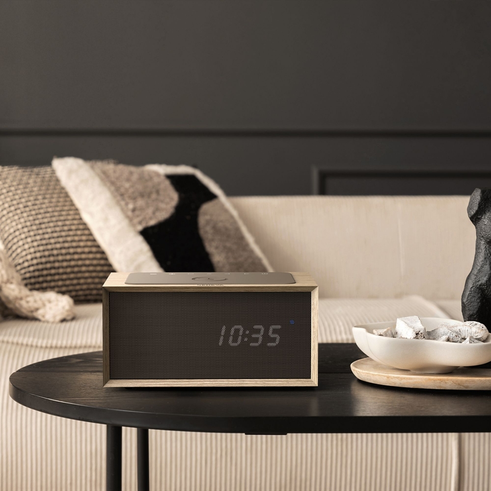 Geneva Speaker Bluetooth con caricatore wireless Geneva Time Digital