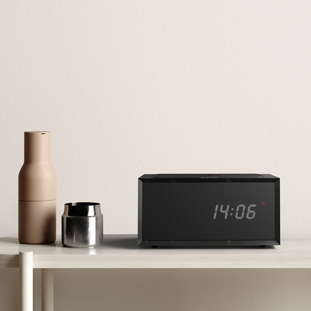 Geneva Time Digital Bluetooth Speaker with Wireless Charging