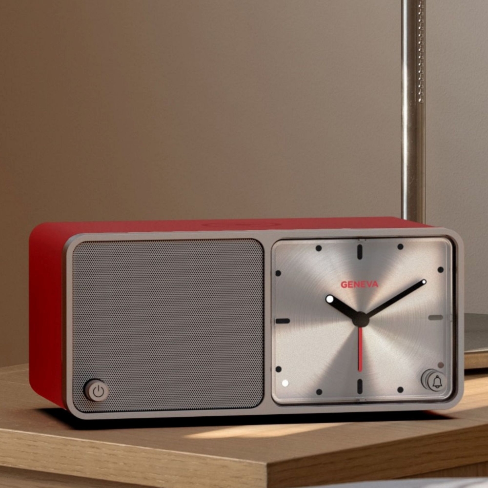 Geneva Geneva Time Bluetooth Speaker with Wireless and USB Charging