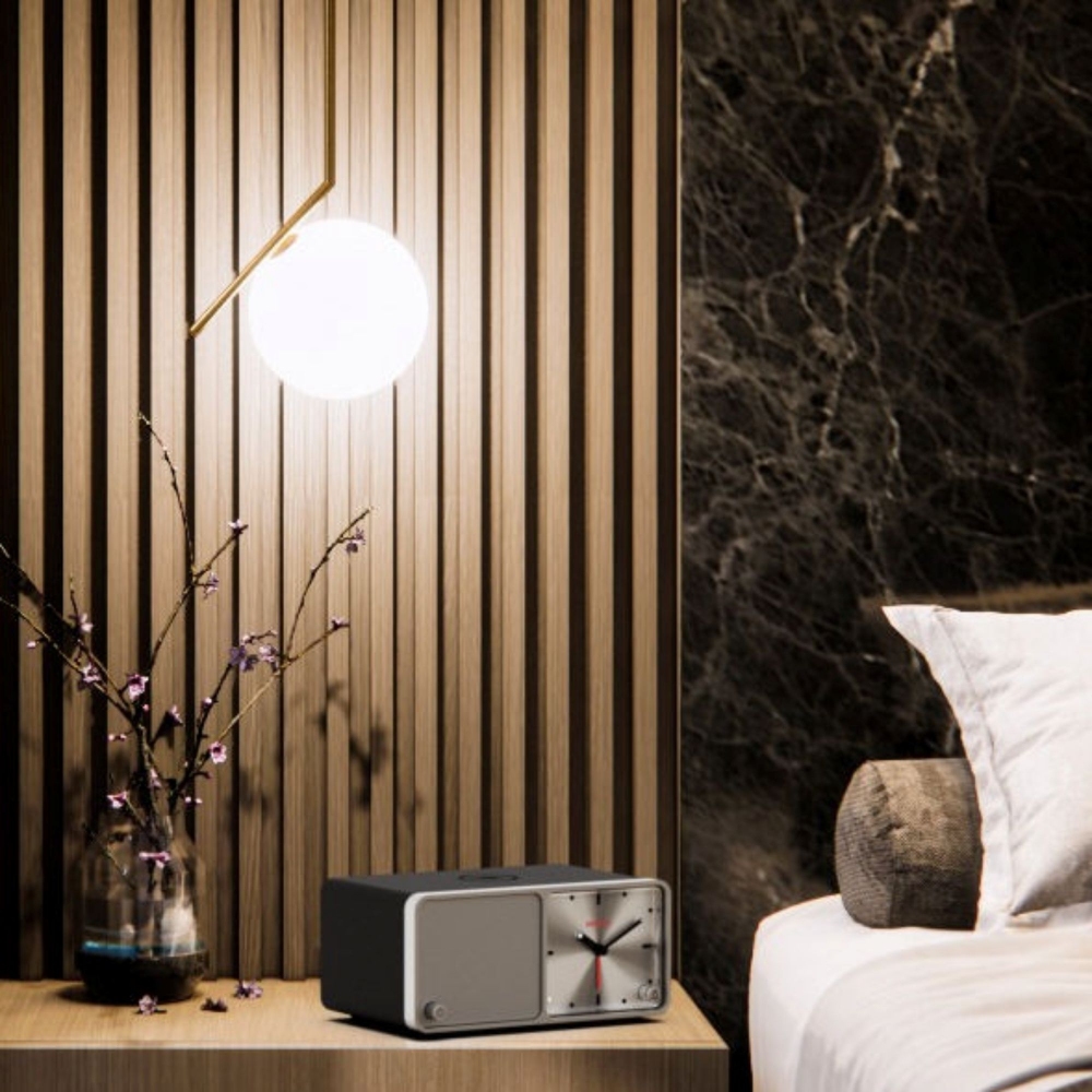 Geneva Geneva Time Bluetooth Speaker with Wireless and USB Charging