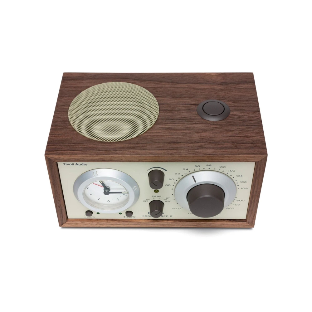 Tivoli Audio Speaker AM/FM/Bluetooth Clock Radio Model Three BT