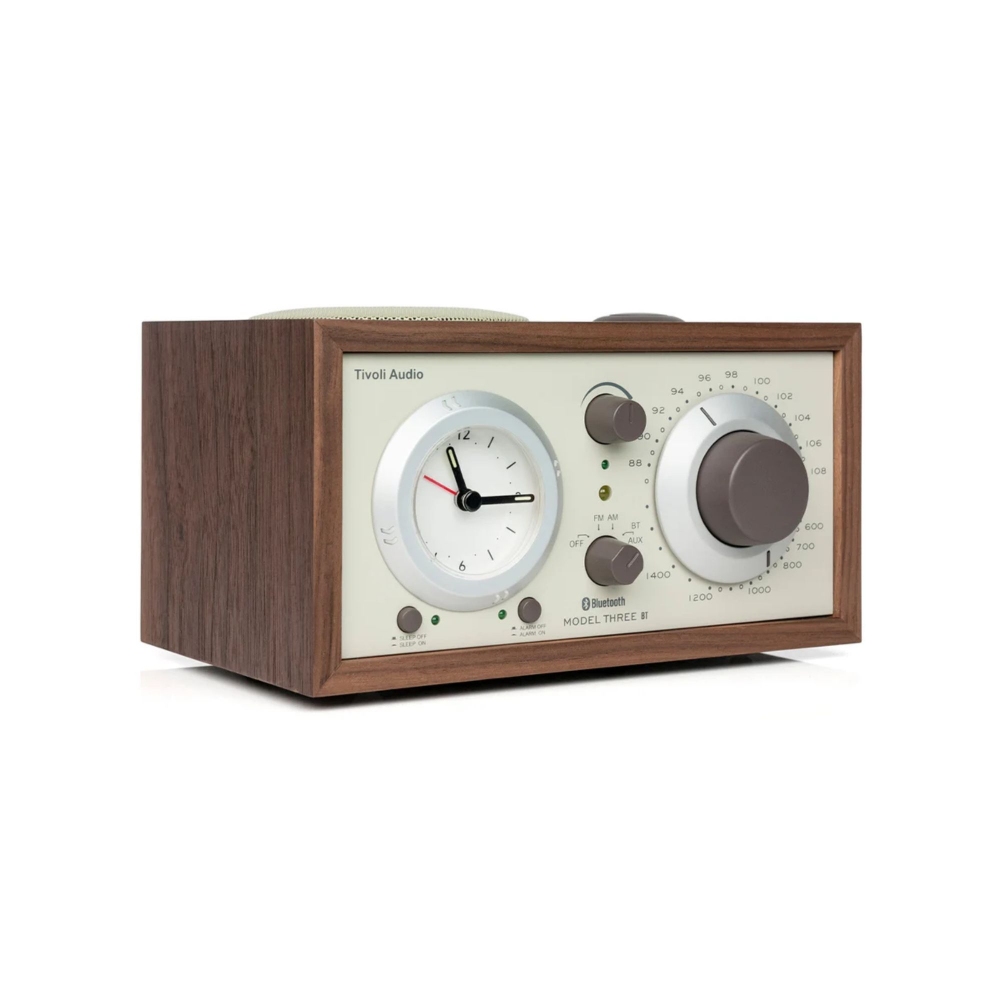 Tivoli Audio Model Three BT AM/FM/Bluetooth Clock Radio Speaker
