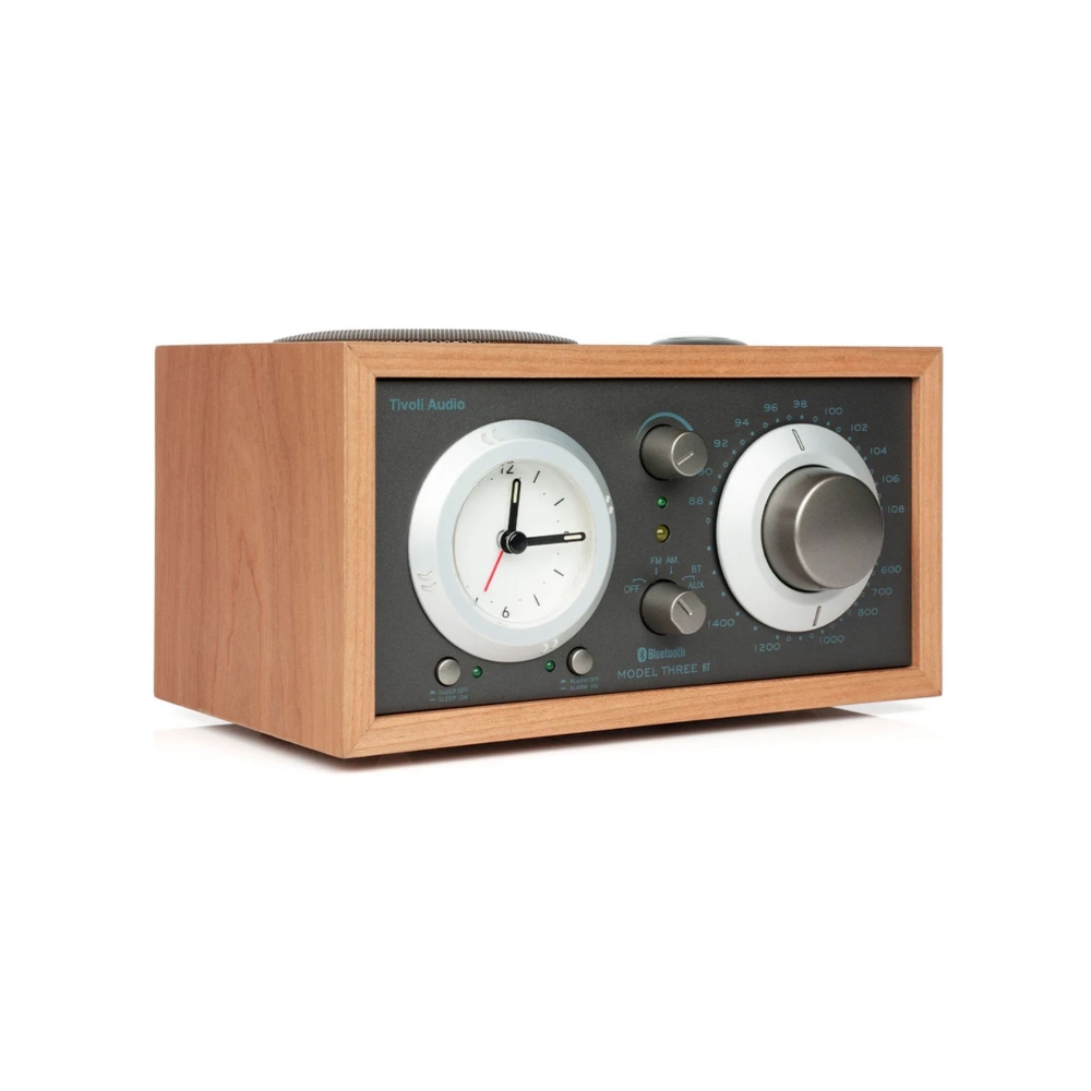 Tivoli Audio Model Three BT AM/FM/Bluetooth Clock Radio Speaker