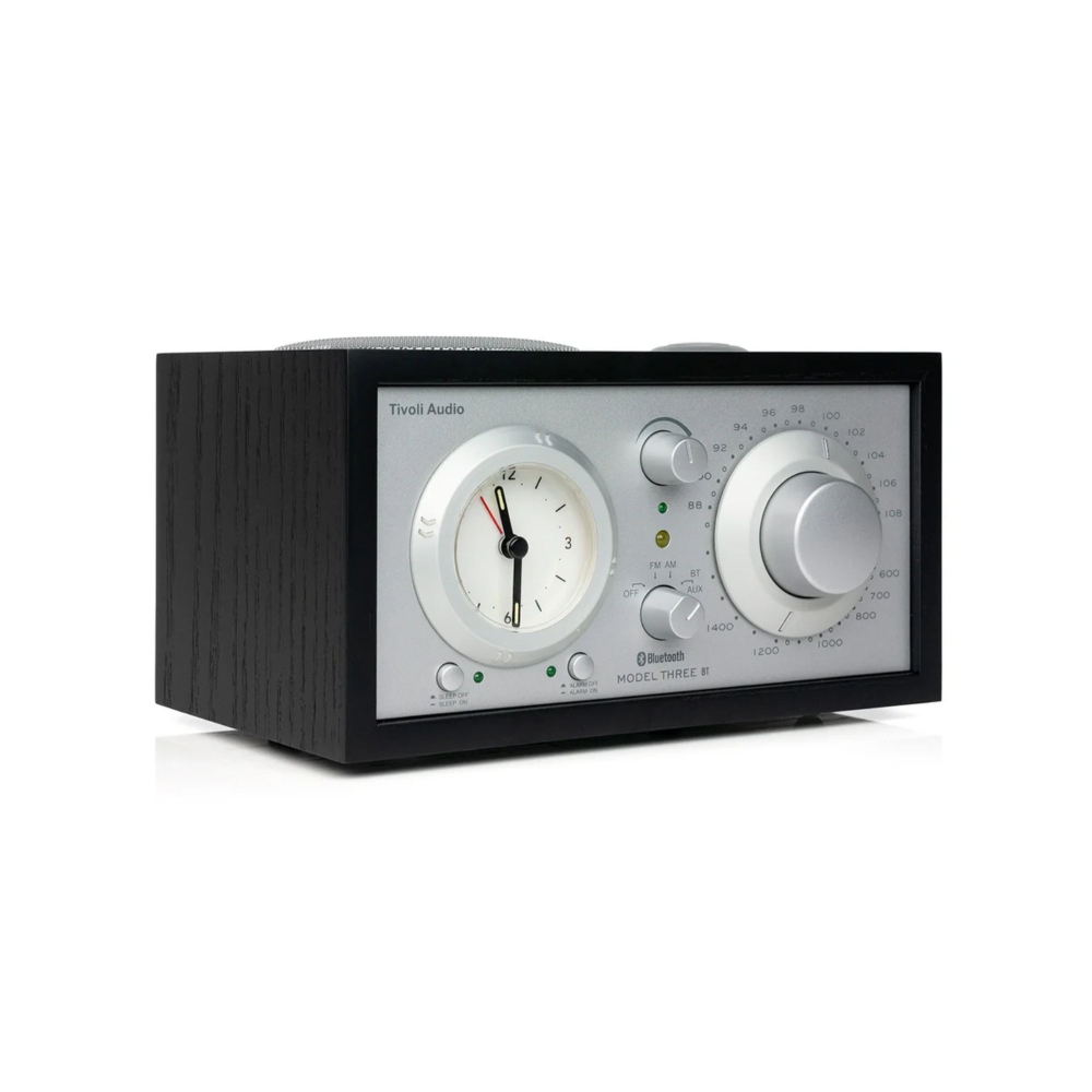 Tivoli Audio Model Three BT AM/FM/Bluetooth Clock Radio Speaker