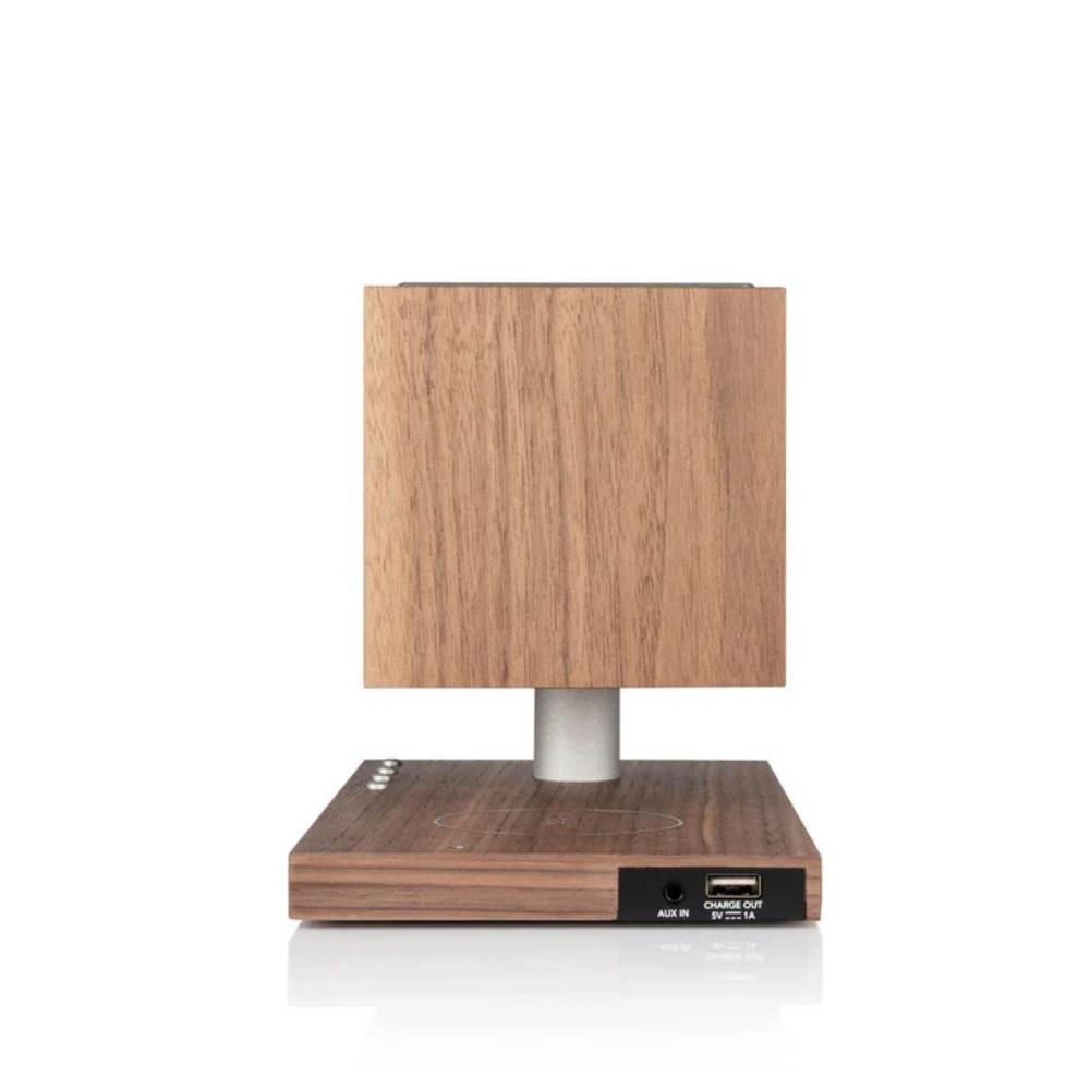 Tivoli Audio Revive Bluetooth Speaker with wireless charging pad and LED lamp