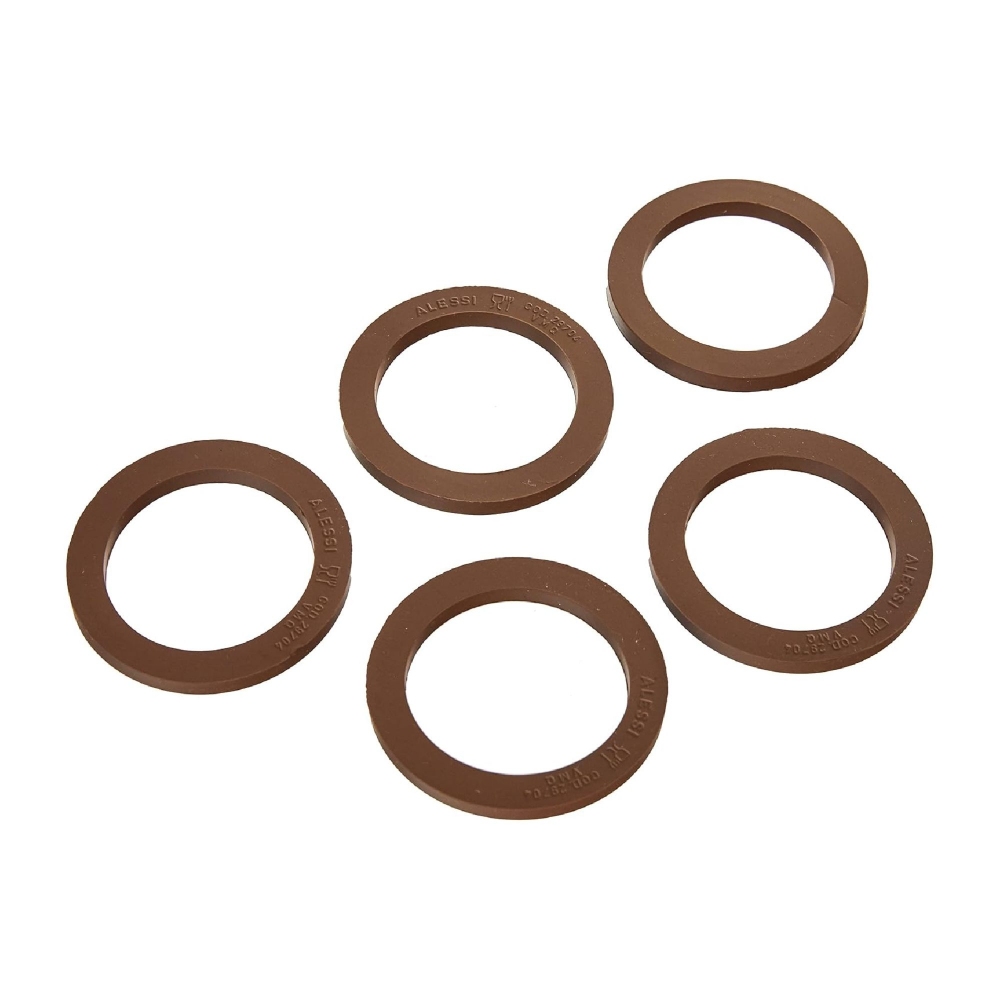 Alessi 5 guarnizioni gomma per moka...