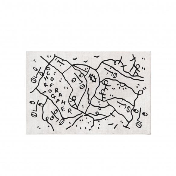 Qeeboo Tappeto rettangolare ChoreograpHer Medium