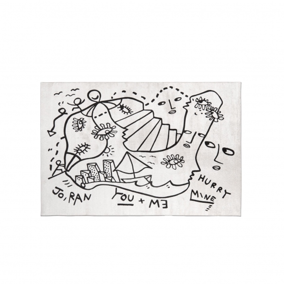 Qeeboo Tappeto rettangolare Dream Dimension Medium