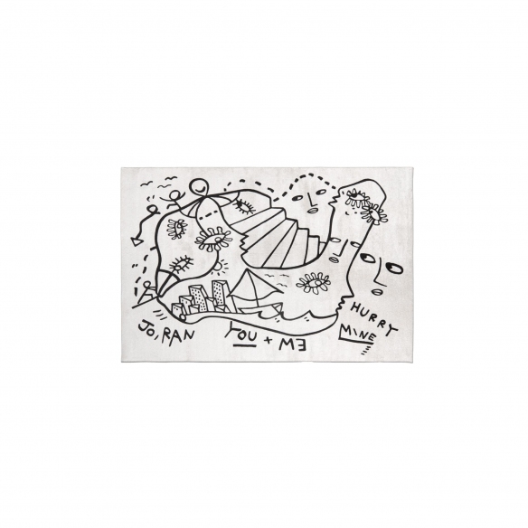 Qeeboo Tappeto rettangolare Dream Dimension Small