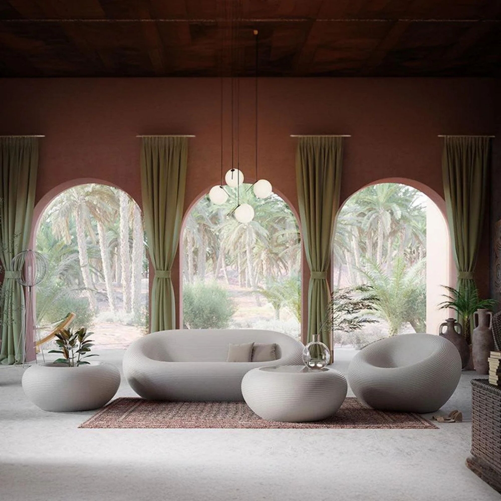 Qeeboo Tavolino basso outdoor Nami Mix