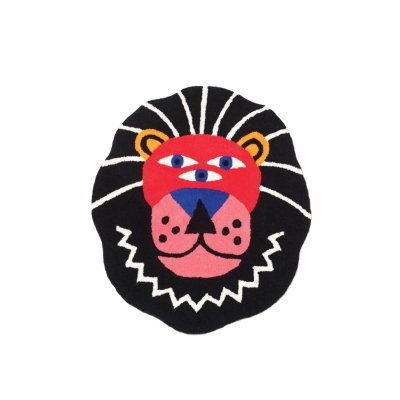 Qeeboo Oggian Leo Shaped Rug