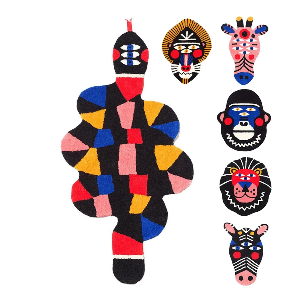 Qeeboo Oggian Slip Shaped Rug