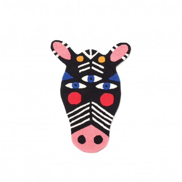 Qeeboo Oggian Zibra Shaped Rug