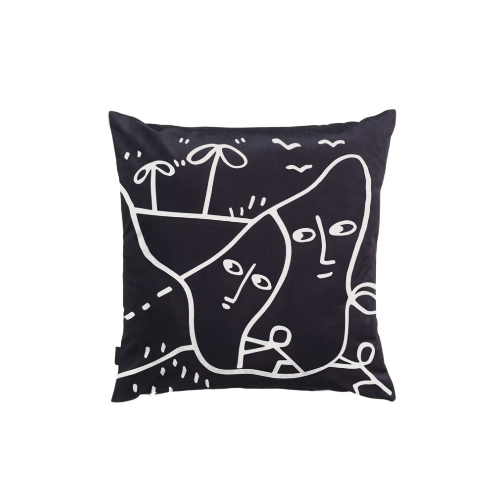 Qeeboo Peaceful Place Square Cushion