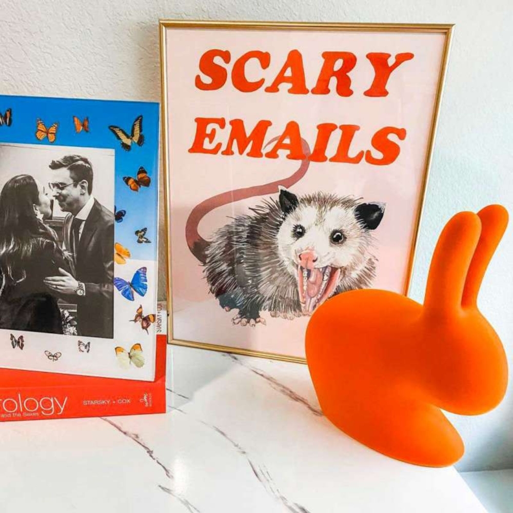 Qeeboo Rabbit XS Velvet Bookend