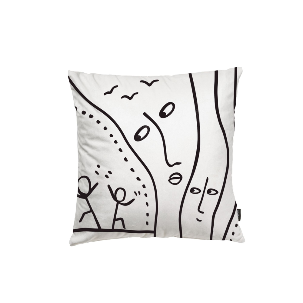 Qeeboo Silent Shadows Square Cushion