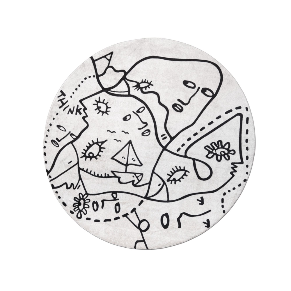 Qeeboo Summer Trip Round Rug